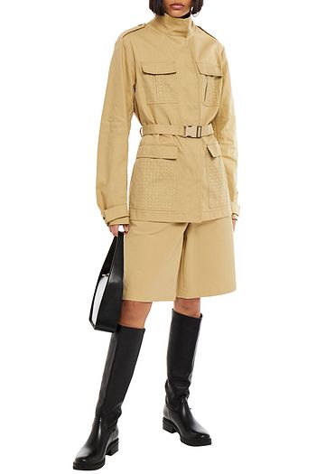 OFF-WHITE™ Belted cotton jacket