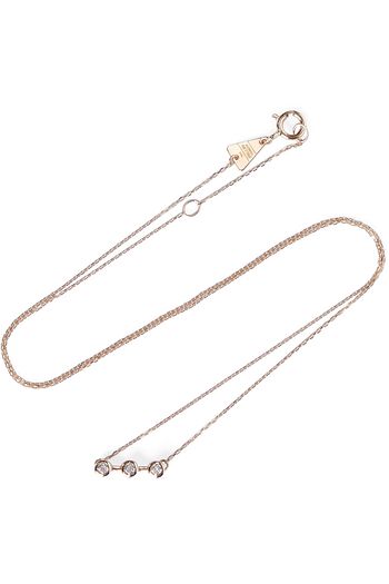 ADINA REYTER Kette aus 14 KT. Gold mit Diamanten