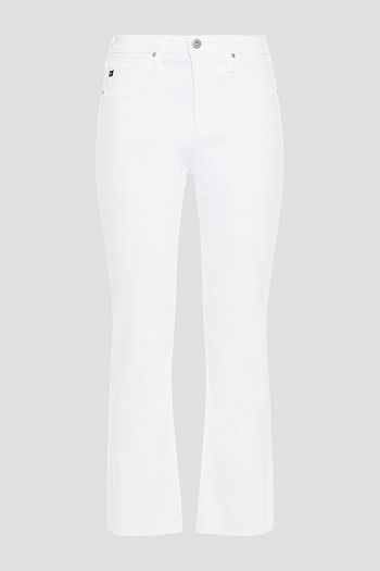 AG JEANS Jodi frayed mid-rise kick-flare jeans