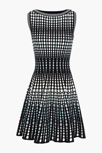 ALAÏA Jacquard-knit mini dress
