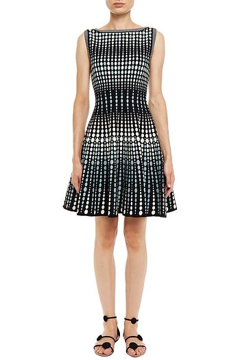 ALAÏA Jacquard-knit mini dress