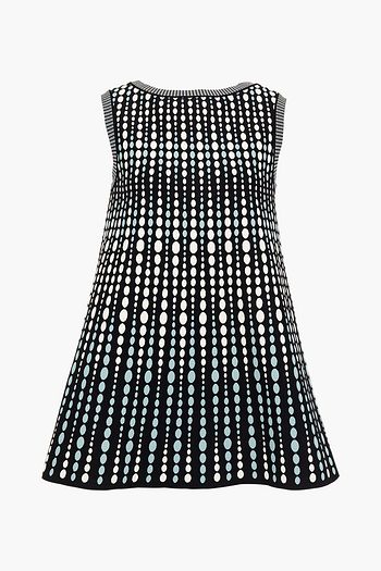 ALAÏA Jacquard-knit tunic