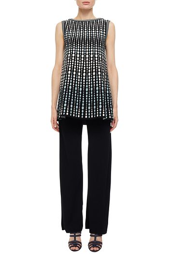 ALAÏA Jacquard-knit tunic