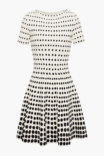 ALAÏA Jacquard-knit mini dress