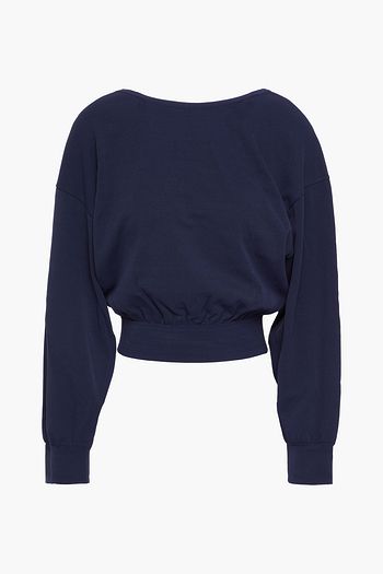 ALAÏA Cropped stretch-knit sweater
