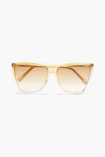 GIVENCHY Square-frame oversized acetate sunglasses