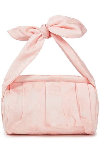 REJINA PYO Nane knotted satin-jacquard tote