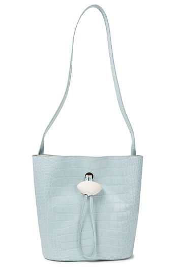 REJINA PYO Schultertasche aus Leder mit Krokodileffekt
