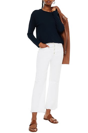 STATESIDE Slub Supima cotton-jersey top