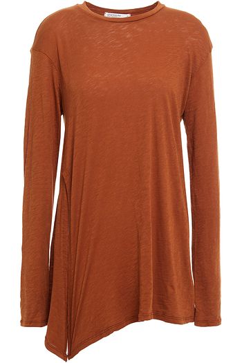 STATESIDE Slub Supima cotton-jersey top