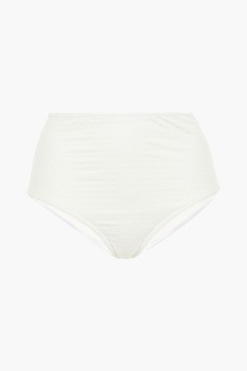 ZIMMERMANN Separates Sculpt Swiss-dot high-rise bikini briefs