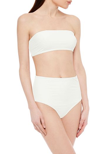ZIMMERMANN Separates Sculpt Swiss-dot high-rise bikini briefs