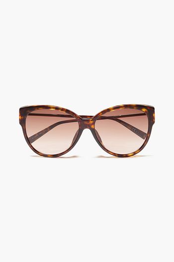 GIVENCHY D-frame gold-tone and tortoiseshell acetate sunglasses
