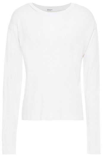 STATESIDE Slub Supima cotton-jersey top
