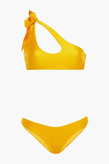 ZIMMERMANN Empire Teardrop one-shoulder cutout bikini