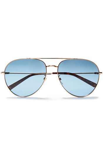 GIVENCHY Aviator-style gold-tone sunglasses