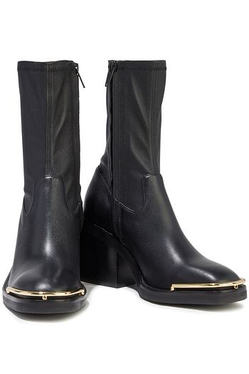 ALEXANDER WANG Hailey embellished stretch-leather sock boots