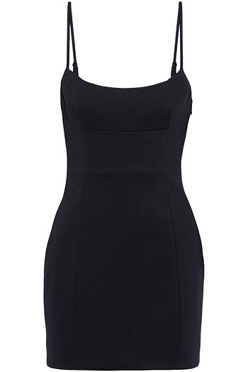 ALEXANDER WANG Stretch-twill mini slip dress