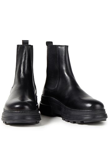 SAMSØE Φ SAMSØE Leather platform ankle boots