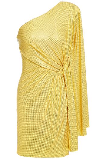 ALEXANDRE VAUTHIER One-shoulder draped stretch-jersey mini dress