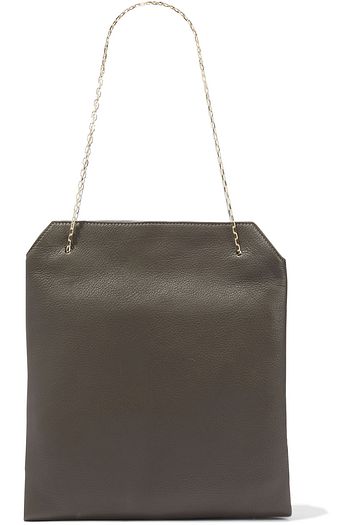 THE ROW Lunch Bag kleine Tote Bag aus Narbenleder