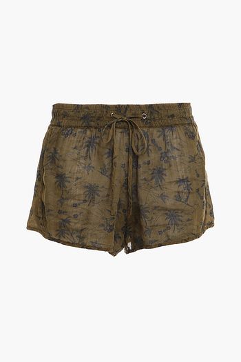 JAMES PERSE Printed voile shorts