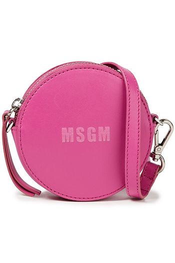 MSGM Appliquéd leather shoulder bag