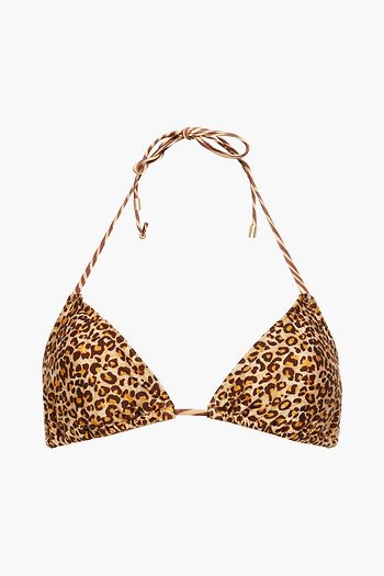 ZIMMERMANN Leopard-print triangle bikini top