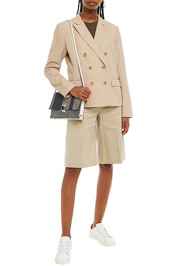 JAMES PERSE Double-breasted crushed-cotton blazer