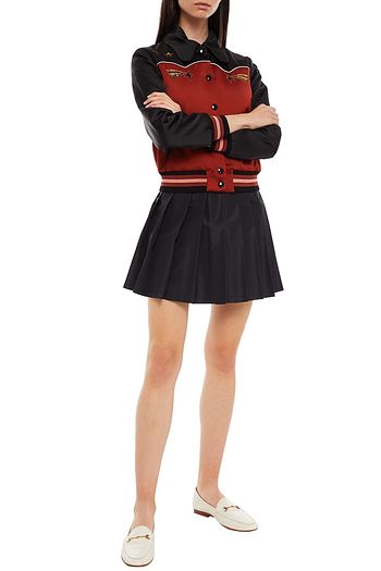 COACH Verzierte Bomberjacke aus Satin