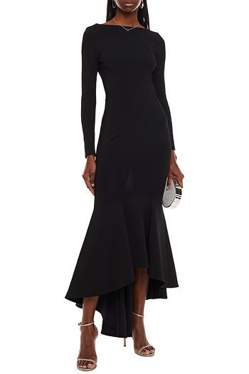 ALEXANDRE VAUTHIER Fluted stretch-ponte midi dress