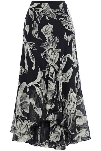 DIANE VON FURSTENBERG Debra Midirock aus Seidenchiffon mit Print