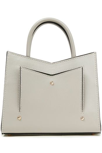 SARA BATTAGLIA Plissé Toy leather tote