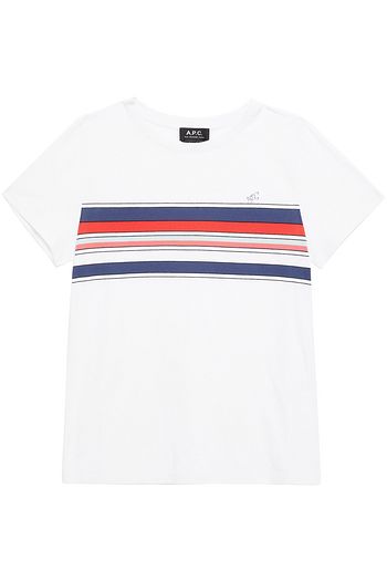 A.P.C. Striped cotton-jersey T-shirt