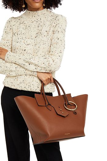 SARA BATTAGLIA Toujours pebbled-leather tote