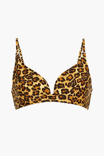 ZIMMERMANN Leopard-print bikini top