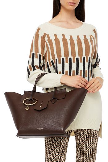 SARA BATTAGLIA Toujours pebbled-leather tote