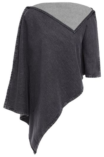 MM6 MAISON MARGIELA Asymmetric denim top