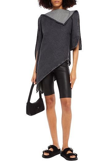 MM6 MAISON MARGIELA Asymmetric denim top