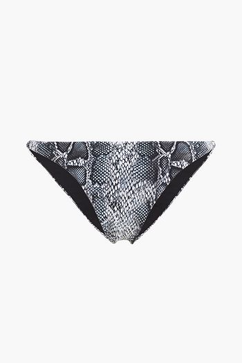 ONIA Ashley snake-print low-rise bikini briefs