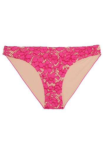 I.D. SARRIERI Corded lace-paneled low-rise bikini briefs