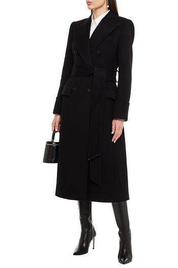 DOLCE & GABBANA Belted wool-felt coat