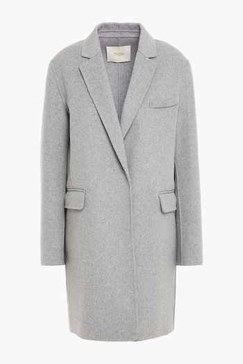 MAJE Galami wool-blend felt coat