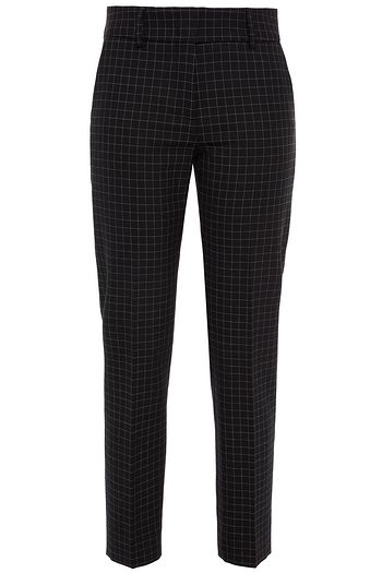 PIAZZA SEMPIONE Checked woven slim-leg pants