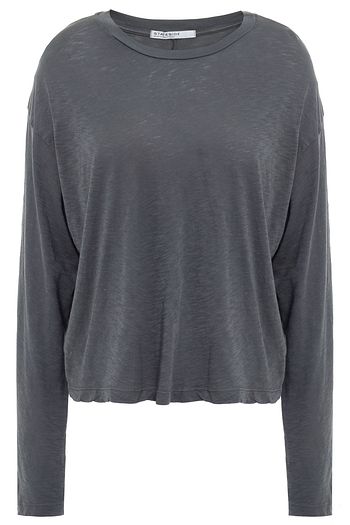STATESIDE Slub Supima cotton-jersey top