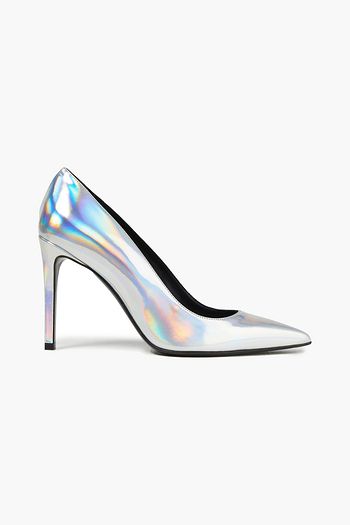 BALMAIN Pumps aus changierendem Leder