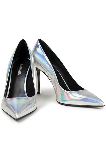 BALMAIN Pumps aus changierendem Leder