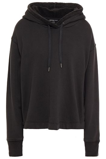 JAMES PERSE Zip-detailed French cotton-terry hoodie
