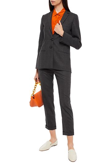 PIAZZA SEMPIONE Printed tweed blazer