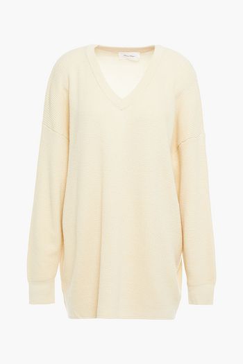 AMERICAN VINTAGE Leymond waffle-knit wool-blend sweater